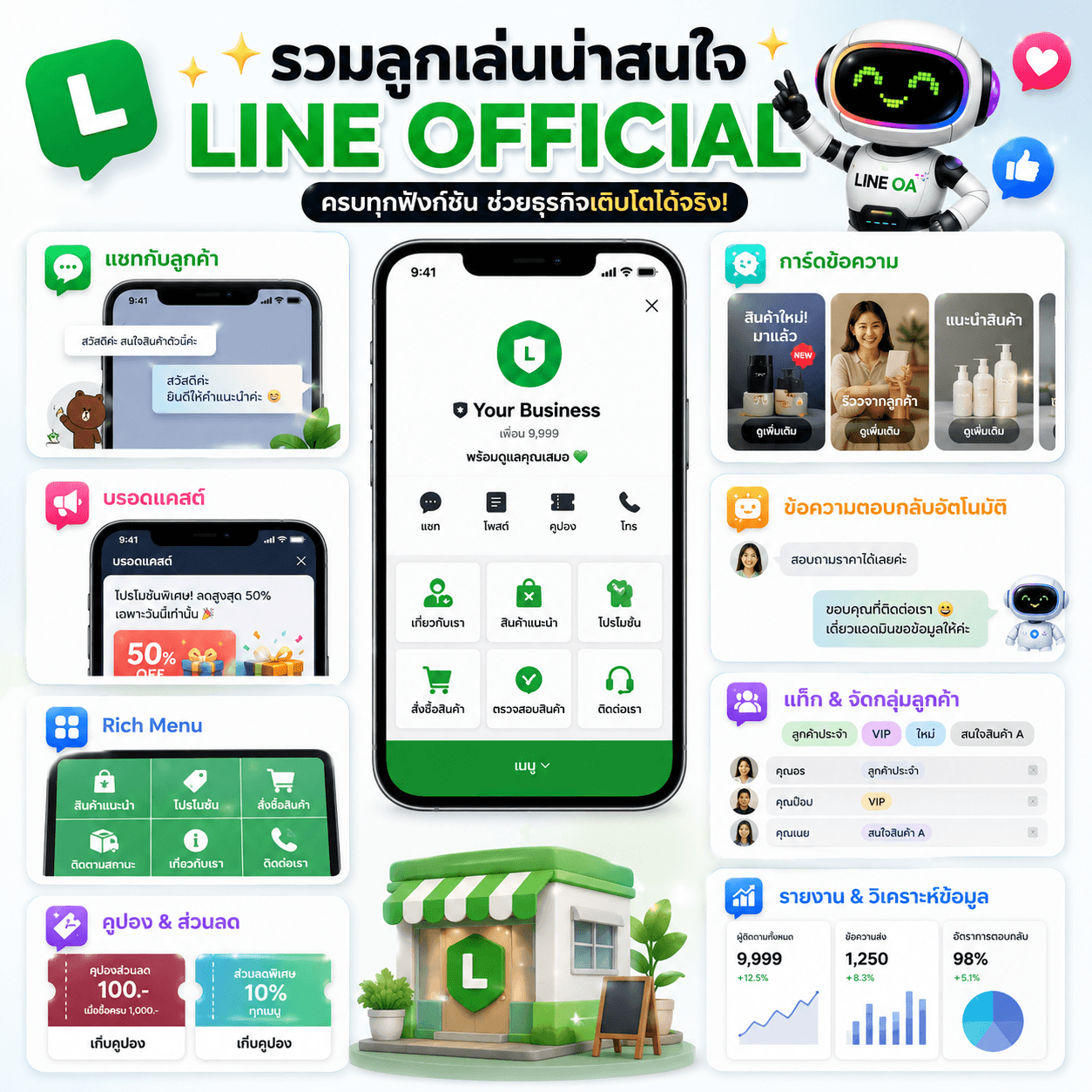 ลูกเล่น LINE OA